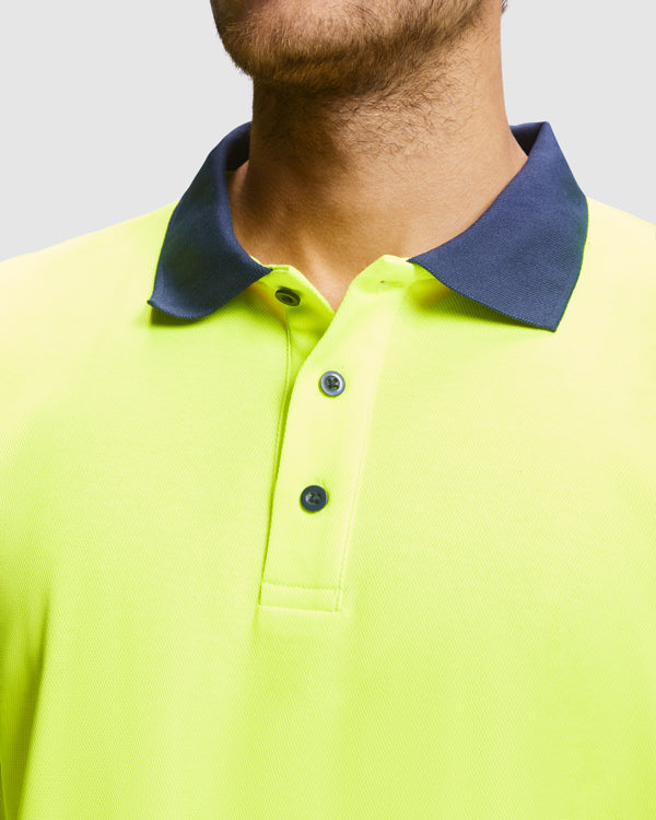 AV POLO ATRIO MAGA LARGA T/S AMARILLO FLUOR
