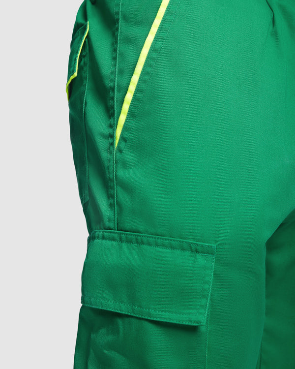 AV PANTALON INVIERNO ENIX T/38 PLOMO/AMARILLO FLUOR