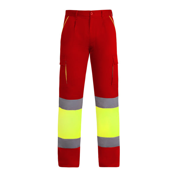 AV PANTALON INVIERNO ENIX T/38 PLOMO/AMARILLO FLUOR