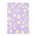 Legami — cuaderno escolar A4 con tapa ilustrada estampado Daisy Lilac, colección Back to School