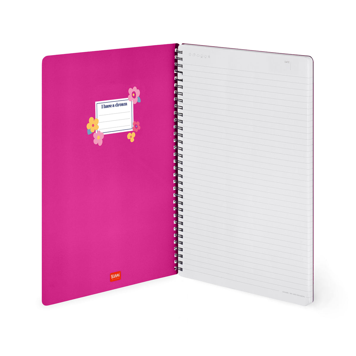 Cuaderno espiral Flores