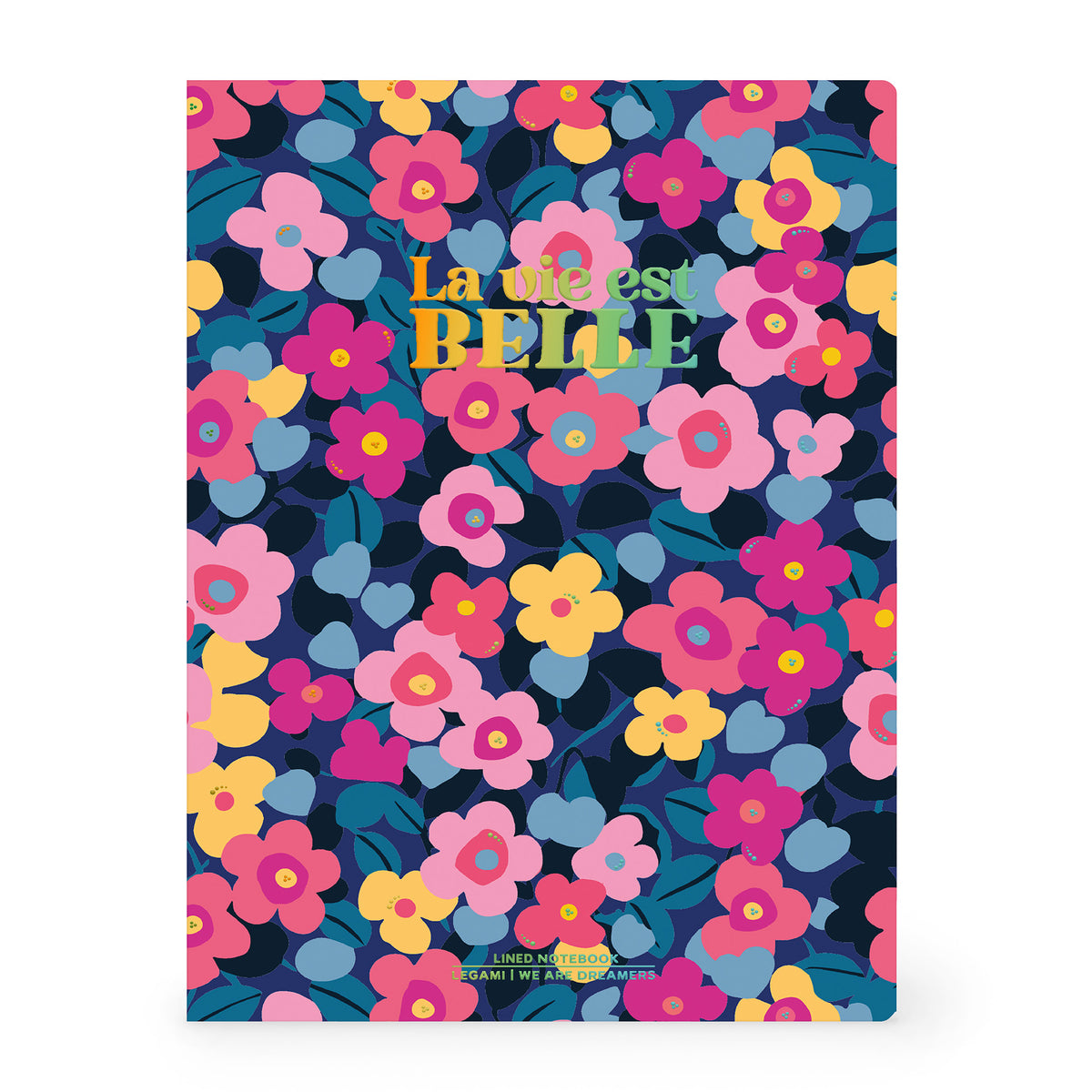 Cuaderno Flores grande