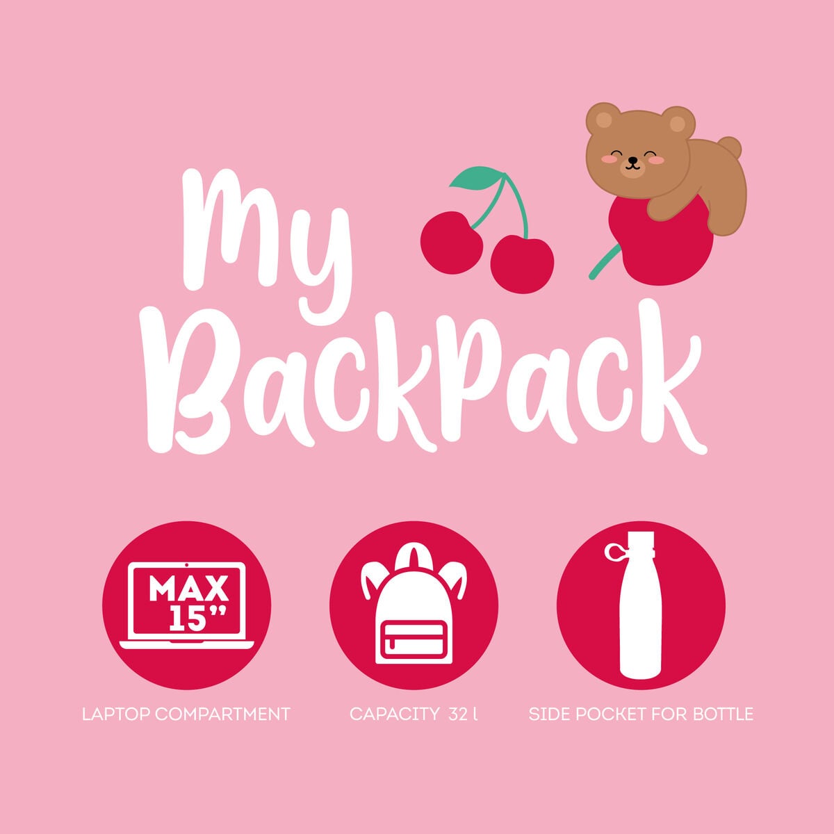Mochila - My Backpack - Teddy Bear