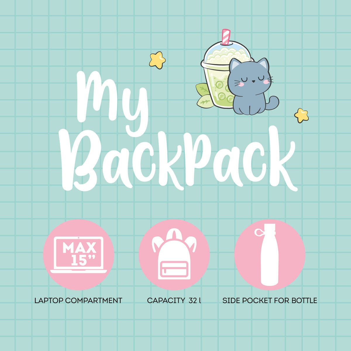 Mochila - My Backpack - Kitty