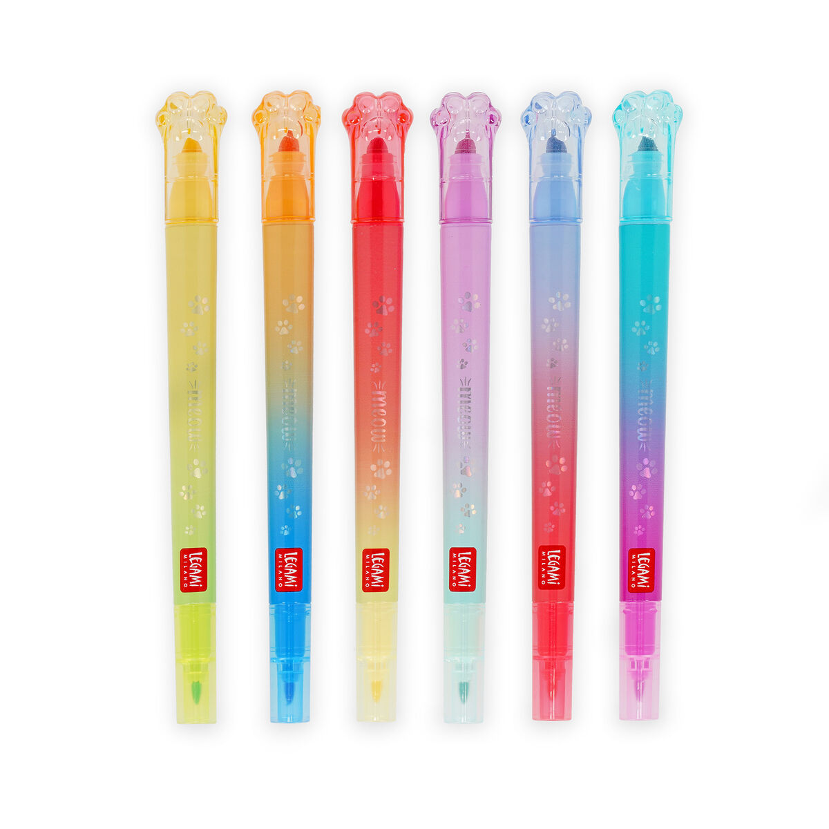 Set de 6 Rotuladores de Doble Punta con Colores Superponibles - Meow