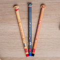 Legami — set de bolígrafos de tinta borrable estampado Fur Ever Friends, colección Back to School