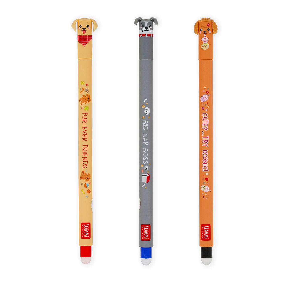 Set de 3 Bolígrafos Borrables - Erasable Pen - Fur-ever Friends