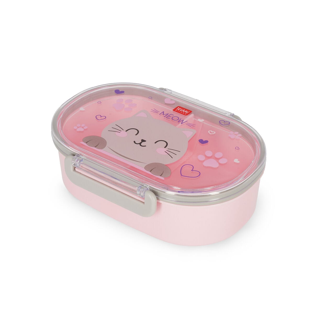 Legami — fiambrera para la merienda del cole estampado Kitty, colección Back to School