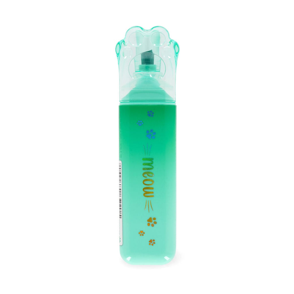 Legami — subrayador pastel con forma de gatito estampado Green, colección Back to School