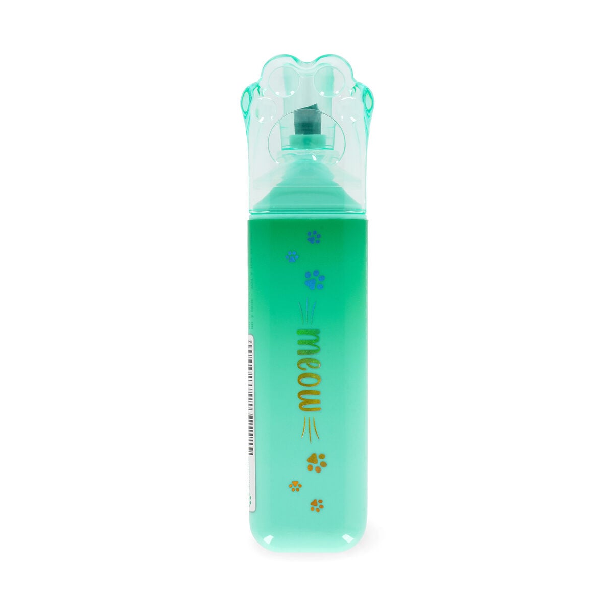 Legami — subrayador pastel con forma de gatito estampado Green, colección Back to School
