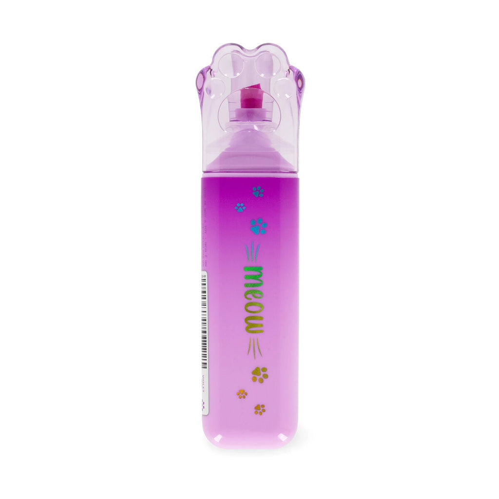 Legami — subrayador pastel con forma de gatito estampado Violet, colección Back to School