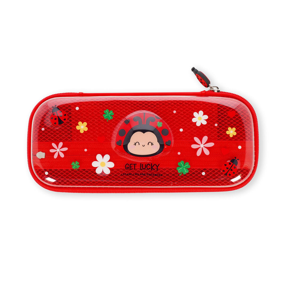 Estuche Transparente Rígido Ladybug - Wonderwow