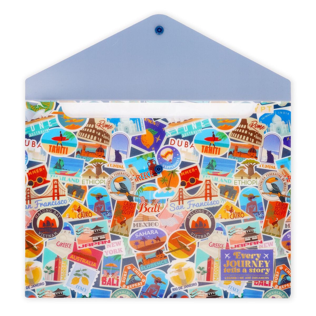 Carpeta para Documentos - Fold & Order - Travel Stickers