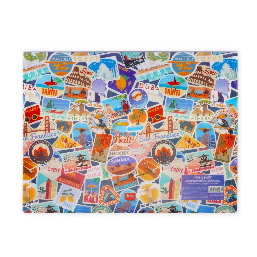 Carpeta para Documentos - Fold & Order - Travel Stickers