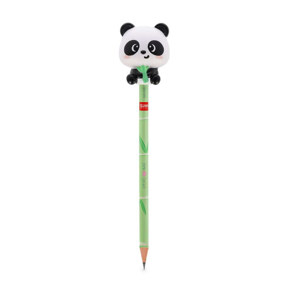 Legami — lápiz antiestrés blandito con figura animal estampado Panda, colección Back to School
