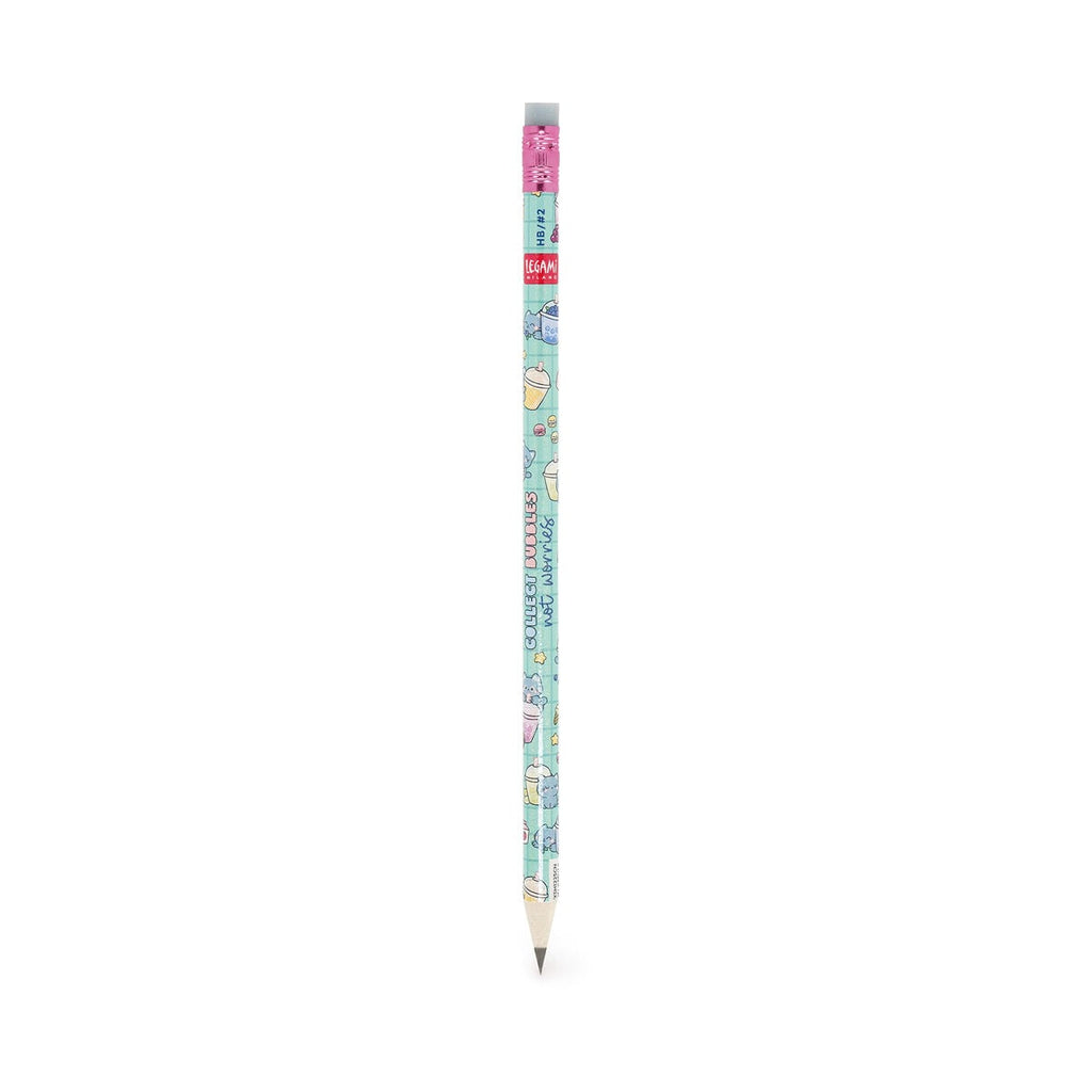 Legami — lápiz de papel reciclado ecológico estampado Kitty Bubble Tea, colección Back to School