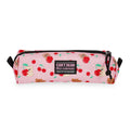 Legami — estuche escolar compacto de tela estampado Teddy Bear Cherry Pink, colección Back to School