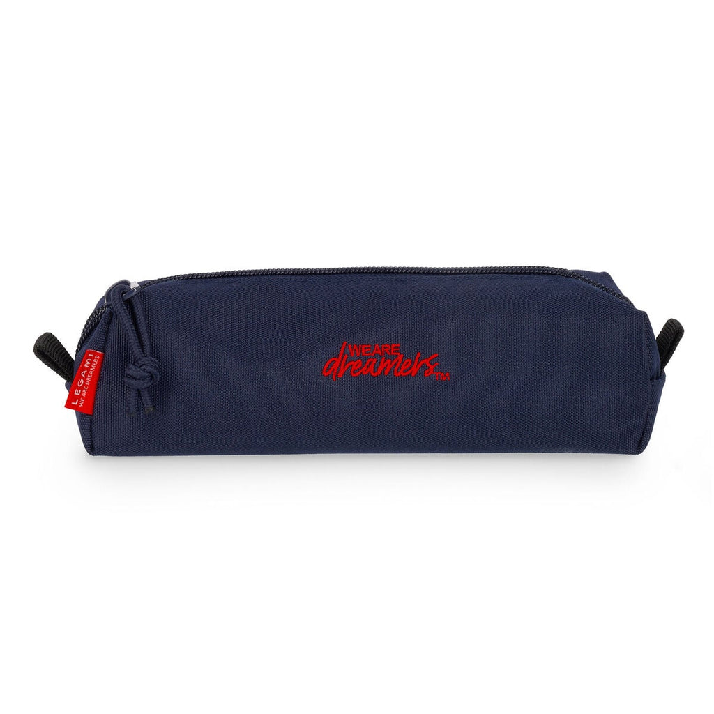 Legami — estuche escolar compacto de tela estampado Blue, colección Back to School