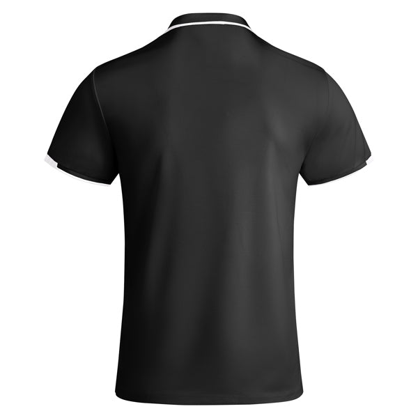 POLO TAMIL T/S BLANCO/NEGRO
