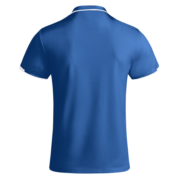 POLO TAMIL T/S BLANCO/NEGRO