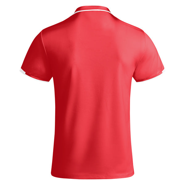 POLO TAMIL T/S BLANCO/NEGRO