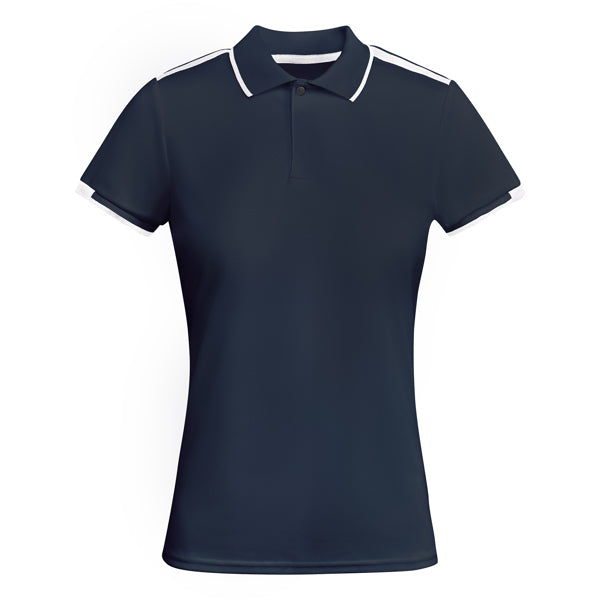 POLO TAMIL WOMAN T/S BLANCO/NEGRO