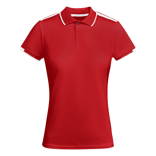 POLO TAMIL WOMAN T/S BLANCO/NEGRO