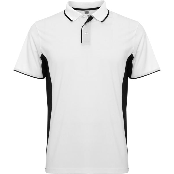 POLO MONTMELO T/S BLANCO/NEGRO