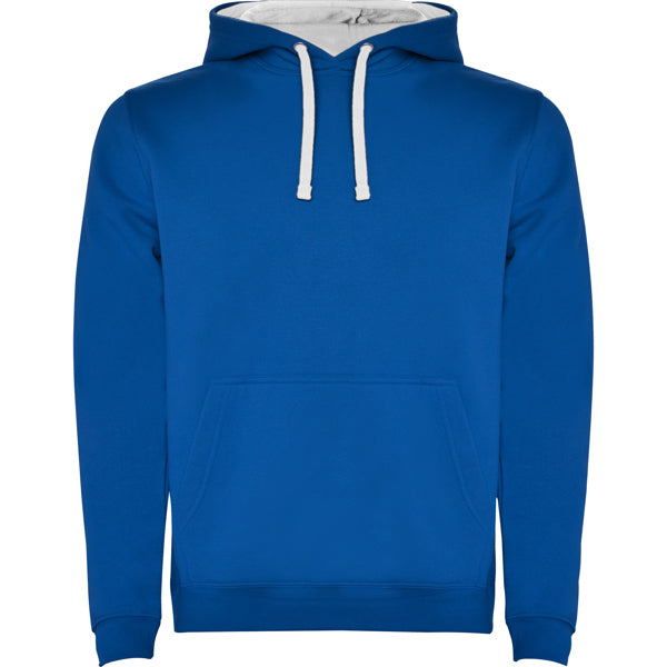 SUDADERA URBAN CON CAPUCHA T/XS BLANCO