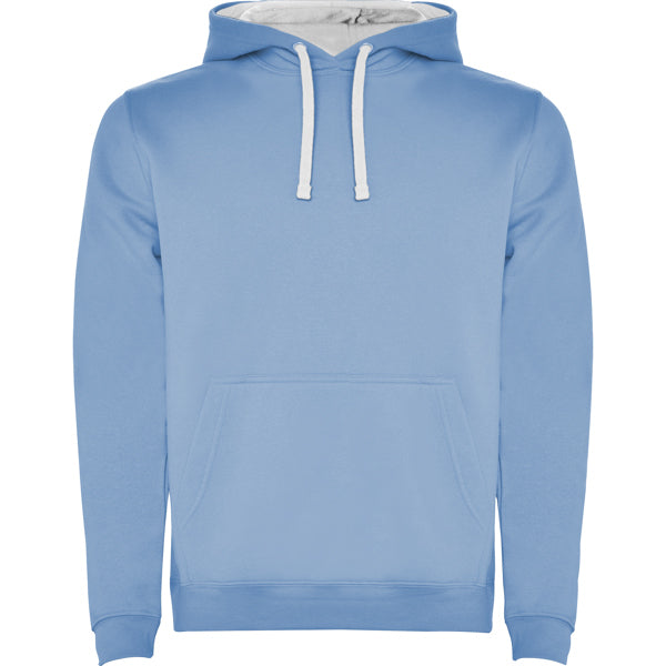 SUDADERA URBAN CON CAPUCHA T/XS BLANCO