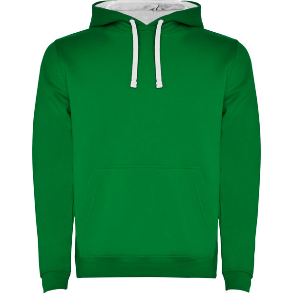 SUDADERA URBAN CON CAPUCHA T/XS BLANCO