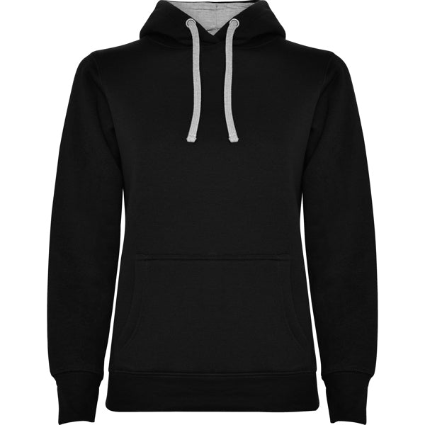 SUDADERA URBAN WOMAN CON CAPUCHA T/S BLANCO