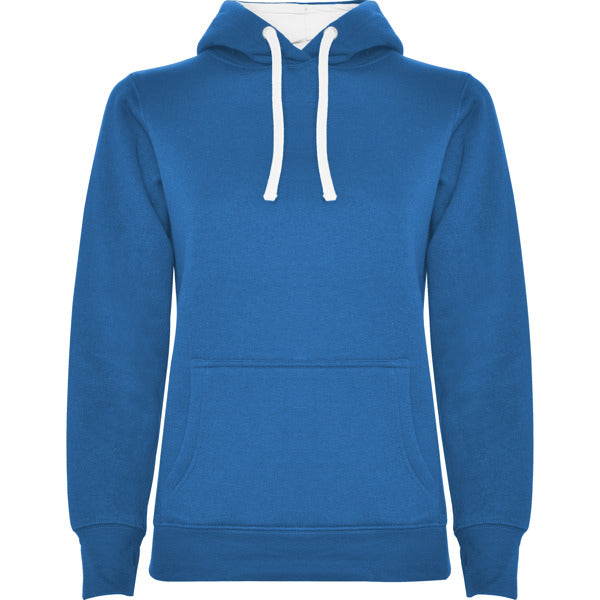 SUDADERA URBAN WOMAN CON CAPUCHA T/S BLANCO