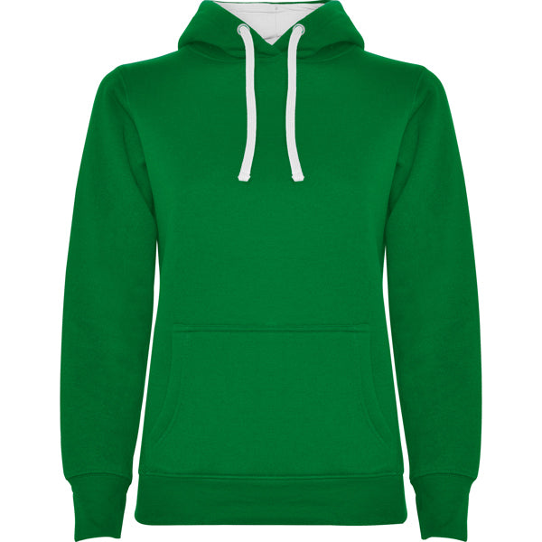 SUDADERA URBAN WOMAN CON CAPUCHA T/S BLANCO