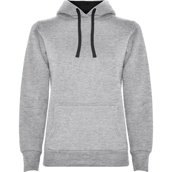SUDADERA URBAN WOMAN CON CAPUCHA T/S BLANCO