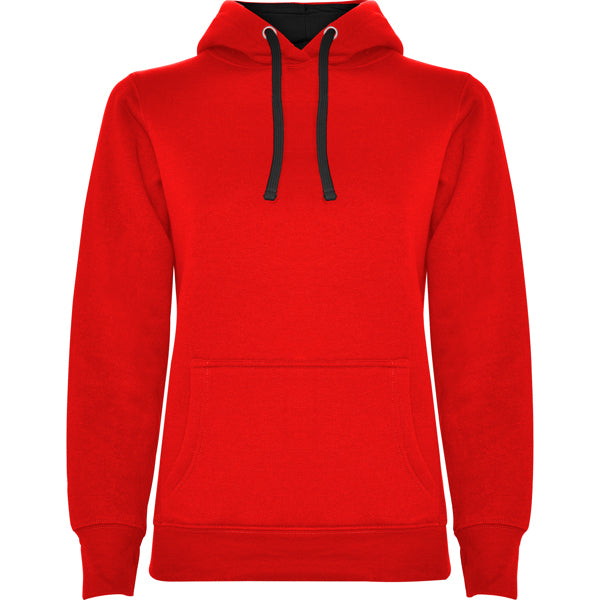 SUDADERA URBAN WOMAN CON CAPUCHA T/S BLANCO