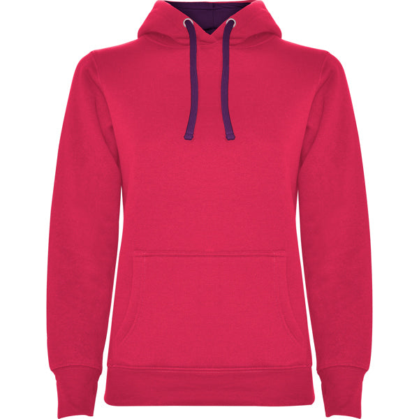 SUDADERA URBAN WOMAN CON CAPUCHA T/S BLANCO