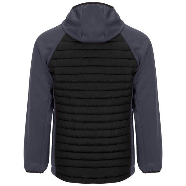 CHAQUETA MINSK T/S NEGRO/PLOMO