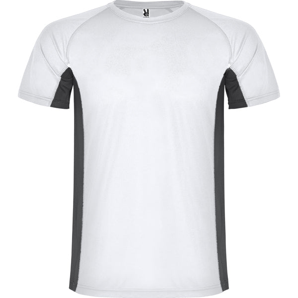CAMISETA SHANGHAI T/S BLANCO/PLOMO OSCURO