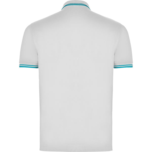 POLO MONTREAL T/S BLANCO/TURQUESA