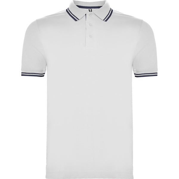 POLO MONTREAL T/S BLANCO/TURQUESA