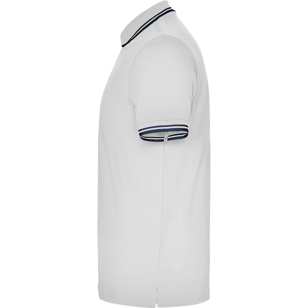 POLO MONTREAL T/S BLANCO/TURQUESA