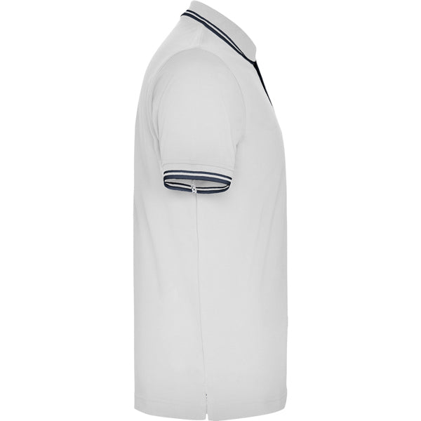 POLO MONTREAL T/S BLANCO/TURQUESA