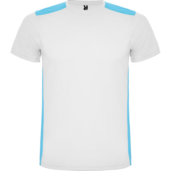 CAMISETA DETROIT T/S BLANCO/TURQUESA