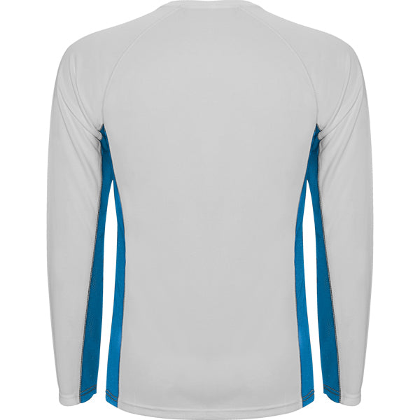 CAMISETA SHANGHAI MANGA LARGA T/S BLANCO/ROYAL
