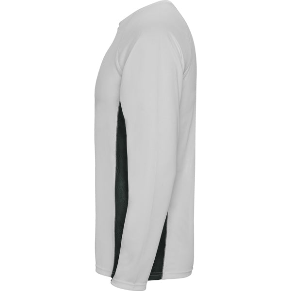 CAMISETA SHANGHAI MANGA LARGA T/S BLANCO/ROYAL
