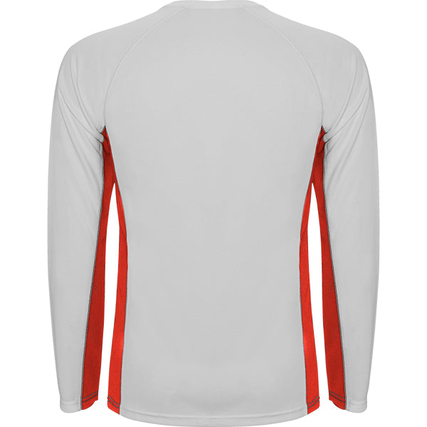 CAMISETA SHANGHAI MANGA LARGA T/S BLANCO/ROYAL