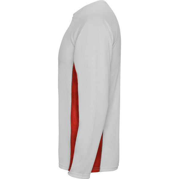 CAMISETA SHANGHAI MANGA LARGA T/S BLANCO/ROYAL