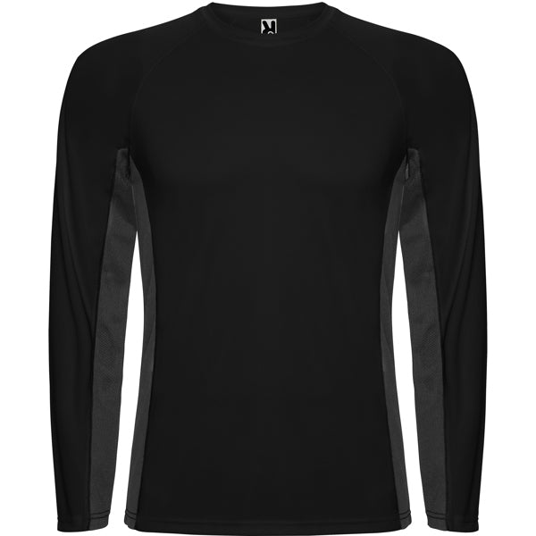 CAMISETA SHANGHAI MANGA LARGA T/S BLANCO/ROYAL