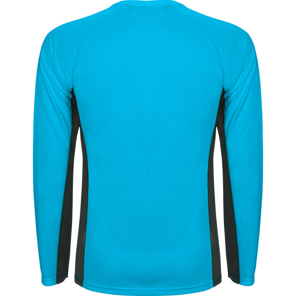 CAMISETA SHANGHAI MANGA LARGA T/S BLANCO/ROYAL